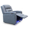 The Toronto Dual-Electric Recliner - Ash available to purchase from Warehouse Furniture Clearance at our next sale event.
