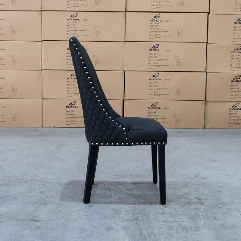 The Aquila Dining Chair - Jet available to purchase from Warehouse Furniture Clearance at our next sale event.