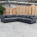 The Adelina Deep Seated Corner Lounge - Storm available to purchase from Warehouse Furniture Clearance at our next sale event.