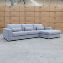 The Midtown Deep Seat RHF Chaise Lounge - Fog available to purchase from Warehouse Furniture Clearance at our next sale event.