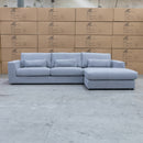 The Midtown Deep Seat RHF Chaise Lounge - Fog available to purchase from Warehouse Furniture Clearance at our next sale event.