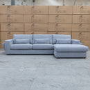 The Midtown Deep Seat RHF Chaise Lounge - Fog available to purchase from Warehouse Furniture Clearance at our next sale event.