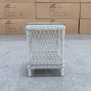 The Crown Outdoor Wicker Side Table available to purchase from Warehouse Furniture Clearance at our next sale event.