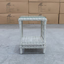 The Crown Outdoor Wicker Side Table available to purchase from Warehouse Furniture Clearance at our next sale event.