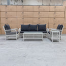 The Crown Outdoor Wicker Side Table available to purchase from Warehouse Furniture Clearance at our next sale event.
