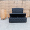 The Elizabeth Queen Fabric Bed - Charcoal available to purchase from Warehouse Furniture Clearance at our next sale event.
