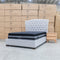 The Lux Black Pocket Coil Queen Mattress - Firm available to purchase from Warehouse Furniture Clearance at our next sale event.