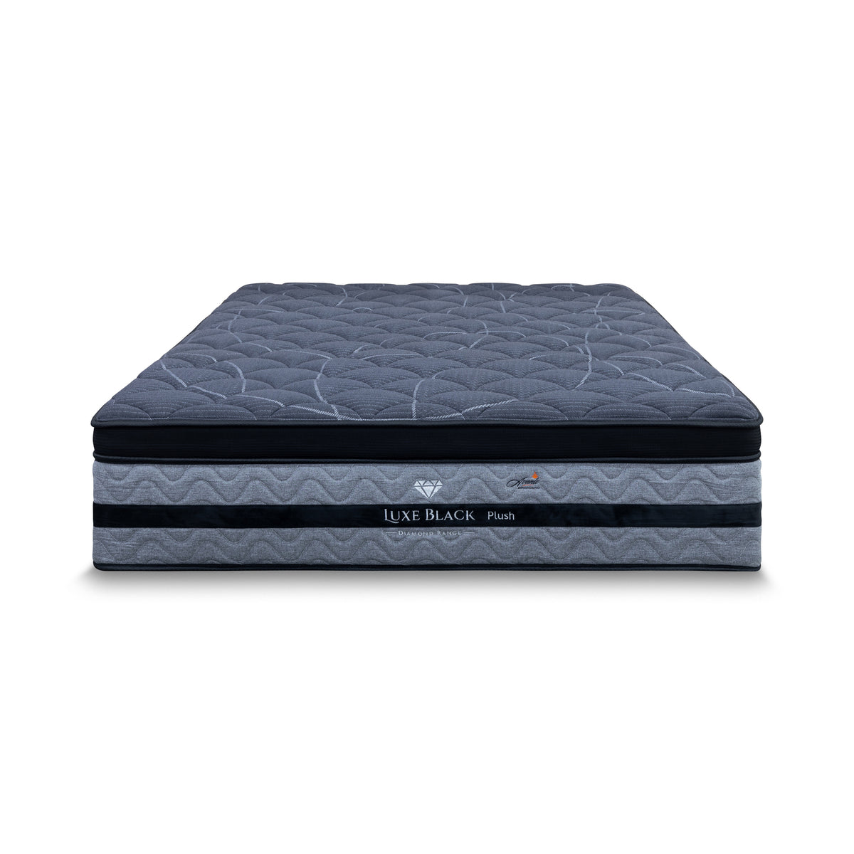 The Lux Black Pocket Coil Double Mattress - Medium available to purchase from Warehouse Furniture Clearance at our next sale event.