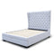 The Macon Queen Fabric Storage Bed - Light Grey available to purchase from Warehouse Furniture Clearance at our next sale event.