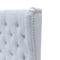 The Macon Queen Fabric Storage Bed - Light Grey available to purchase from Warehouse Furniture Clearance at our next sale event.