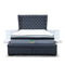 The Macon King Fabric Storage Bed - Deluxe Grey available to purchase from Warehouse Furniture Clearance at our next sale event.