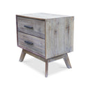 The Marcoola Hardwood Bedside - MKII available to purchase from Warehouse Furniture Clearance at our next sale event.
