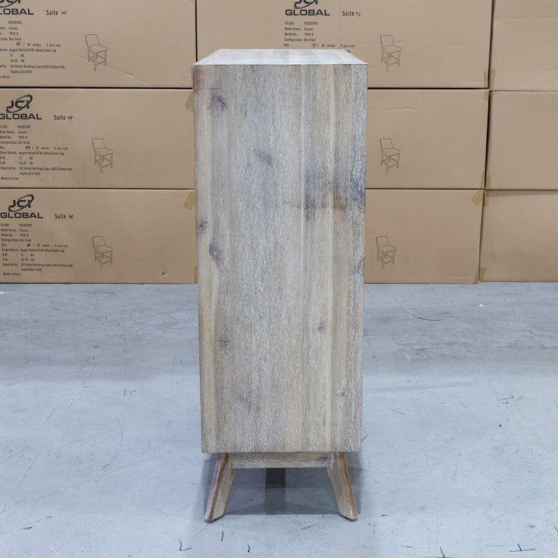 The Marcoola Hardwood Tallboy - MKII available to purchase from Warehouse Furniture Clearance at our next sale event.