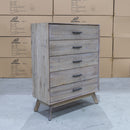 The Marcoola Hardwood Tallboy - MKII available to purchase from Warehouse Furniture Clearance at our next sale event.