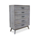 The Marcoola Hardwood Tallboy - MKII available to purchase from Warehouse Furniture Clearance at our next sale event.