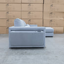 The Midtown Deep Seat RHF Chaise Lounge - Silver available to purchase from Warehouse Furniture Clearance at our next sale event.