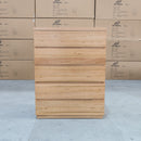 The Denver Messmate Hardwood 5 Drawer Tallboy available to purchase from Warehouse Furniture Clearance at our next sale event.