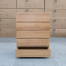 The Denver Messmate Hardwood 5 Drawer Tallboy available to purchase from Warehouse Furniture Clearance at our next sale event.