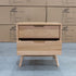 The Brooklyn Messmate Hardwood 2 Drawer Bedside Table
