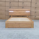 The Denver 3 Pce Messmate Hardwood King Storage Bed With Lights available to purchase from Warehouse Furniture Clearance at our next sale event.