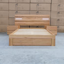 The Denver 3 Pce Messmate Hardwood King Storage Bed With Lights available to purchase from Warehouse Furniture Clearance at our next sale event.