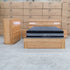 The Denver Messmate Hardwood 2 Drawer Bedside Table