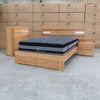 The Denver 3 Pce Messmate Hardwood Queen Storage Bed With Lights available to purchase from Warehouse Furniture Clearance at our next sale event.