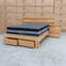 The Denver 3 Pce Messmate Hardwood King Storage Bed With Lights available to purchase from Warehouse Furniture Clearance at our next sale event.