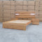 The Denver 3 Pce Messmate Hardwood King Storage Bed With Lights available to purchase from Warehouse Furniture Clearance at our next sale event.