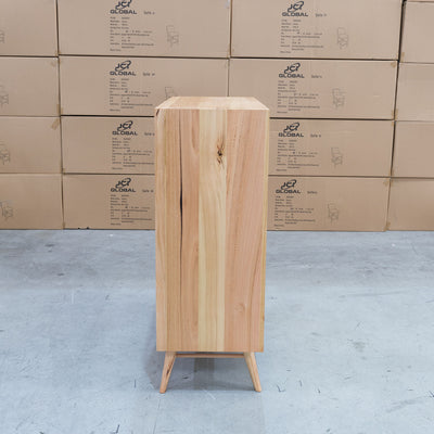 The Brooklyn Messmate Hardwood 5 Drawer Tallboy available to purchase from Warehouse Furniture Clearance at our next sale event.