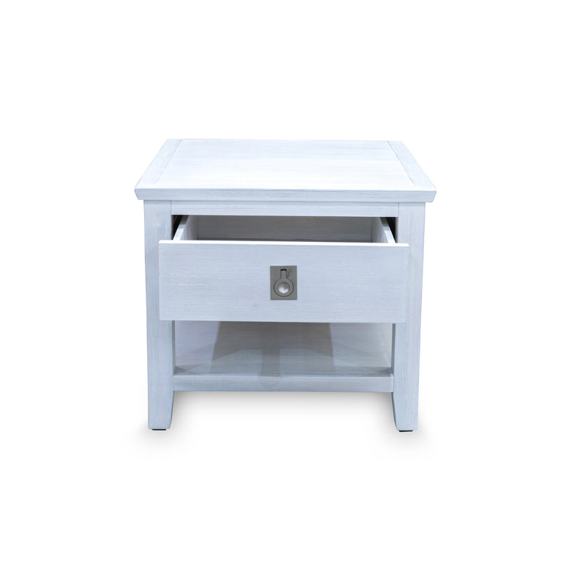 The Sorrento 1 Drawer Hardwood Lamp Table available to purchase from Warehouse Furniture Clearance at our next sale event.