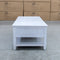 The Sorrento 2 Drawer Hardwood Coffee Table available to purchase from Warehouse Furniture Clearance at our next sale event.