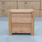 The Teneriffe Australian Messmate Two Drawer Bedside available to purchase from Warehouse Furniture Clearance at our next sale event.