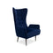 The Sebastian Accent Chair – Navy Velvet available to purchase from Warehouse Furniture Clearance at our next sale event.