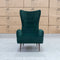 The Sebastian Accent Chair – Forest Green Velvet available to purchase from Warehouse Furniture Clearance at our next sale event.