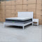 The Sorrento Hardwood King Bed available to purchase from Warehouse Furniture Clearance at our next sale event.