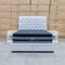 The Nora King Fabric Storage Bed - Natural available to purchase from Warehouse Furniture Clearance at our next sale event.