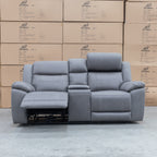 The Venus Two Seat Dual-Motor Recliner Theatre - Ash - MK1 available to purchase from Warehouse Furniture Clearance at our next sale event.