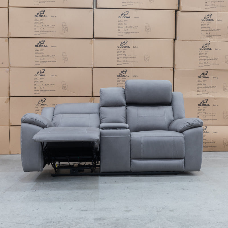 The Venus Two Seat Dual-Motor Recliner Theatre - Ash - MK1 available to purchase from Warehouse Furniture Clearance at our next sale event.