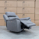 The Venus Dual-Motor Recliner - Ash available to purchase from Warehouse Furniture Clearance at our next sale event.