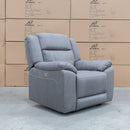 The Venus Dual-Motor Recliner - Ash available to purchase from Warehouse Furniture Clearance at our next sale event.