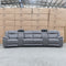 The Venus Four Seat Dual-Motor Recliner Theatre - Ash available to purchase from Warehouse Furniture Clearance at our next sale event.