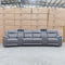 The Venus Four Seat Dual-Motor Recliner Theatre - Ash available to purchase from Warehouse Furniture Clearance at our next sale event.