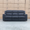 The Venus Three Seater Dual-Motor Electric Recliner Lounge - Jet available to purchase from Warehouse Furniture Clearance at our next sale event.