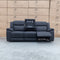 The Venus Three Seater Dual-Motor Electric Recliner Lounge - Jet available to purchase from Warehouse Furniture Clearance at our next sale event.