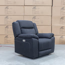 The Venus Dual-Motor Recliner - Jet available to purchase from Warehouse Furniture Clearance at our next sale event.