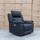 The Venus Dual-Motor Recliner - Jet available to purchase from Warehouse Furniture Clearance at our next sale event.
