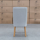 The Island Oak Dining Chair - Natural - Polar Haze with Eclipse haze back available to purchase from Warehouse Furniture Clearance at our next sale event.