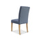 The Parker Dining Chair - Polar Iron with eclipse Iron available to purchase from Warehouse Furniture Clearance at our next sale event.
