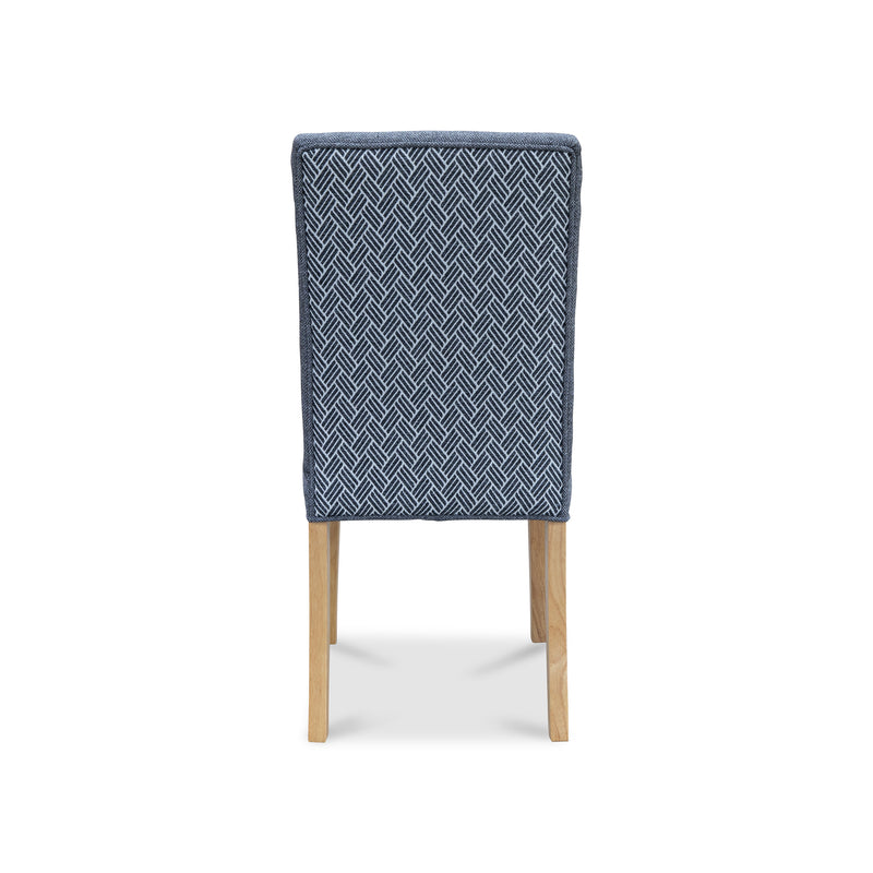 The Parker Dining Chair - Polar Iron with eclipse Iron available to purchase from Warehouse Furniture Clearance at our next sale event.